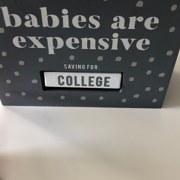 💐 “Babies are Expensive,” Savings Box - Picture 5 of 9
